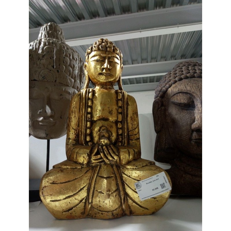 Bouddha  bois doré 