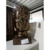 Tête bouddha  mordoré 