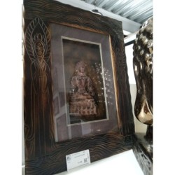 Cadre vitrine bouddha