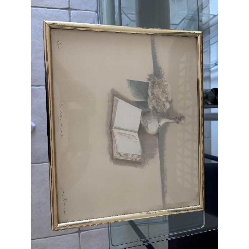 lithographies  A. Antonini  le livre ouvert 