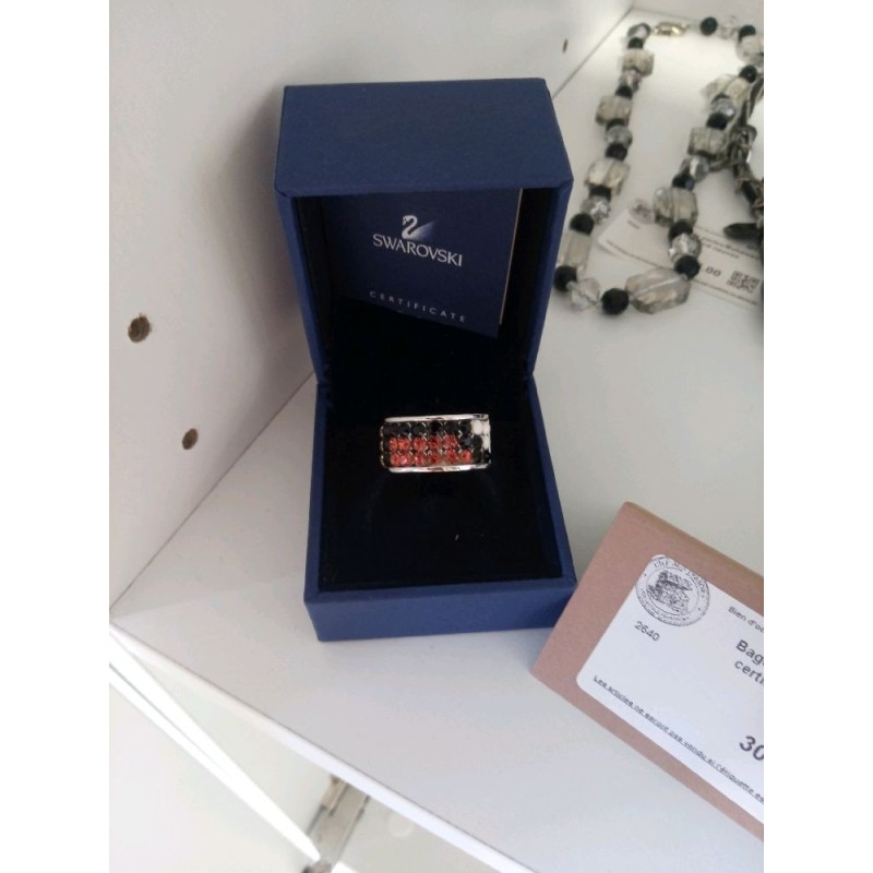 Bague Swarovski avec certificat petite taille