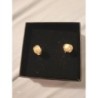 Boucle d oreille plaque oreille  perle 
