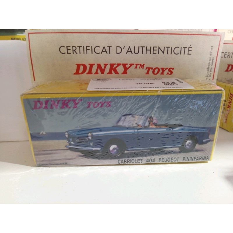 PEUGEOT 404 Cabriolet - 1:43e - avec certif d'authenticité + fascicule