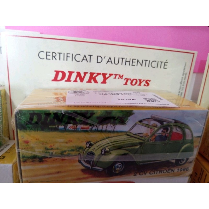 2 CV CITROËN 1966 - 1:43e - avec certif d'authenticité