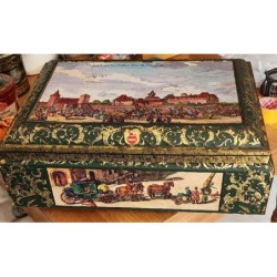 Grande boîte métal décors...