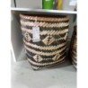 Panier tresse marron et naturelle bloomingville gm