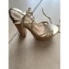 talons compensées dorées  pointure 37