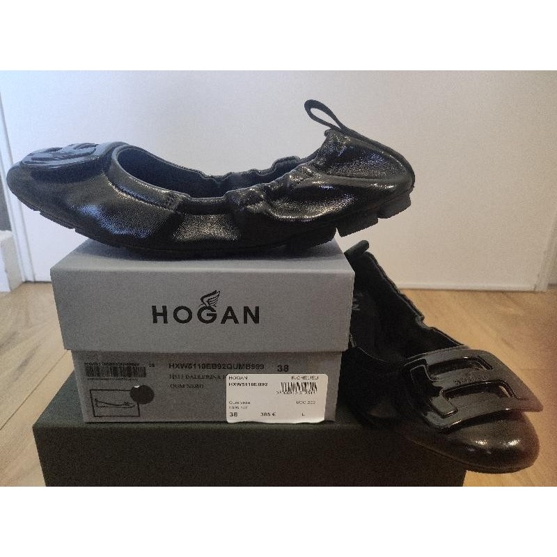 ballerines noires Hogan P.38
