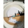 Assiette motif paysage 