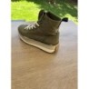 BASKETS COMPENSEES EN TOILE KAKI MARQUE TAMARIS P39