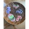 Lot grand plat et 6 assiettes à dessert (pièces rares France Sarragumines