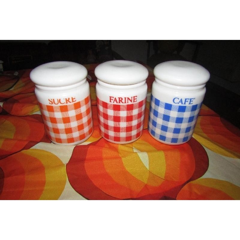 3 POTS OPALEX 1970