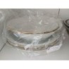 Ensemble 4 puces porcelaine plats et saladiers 