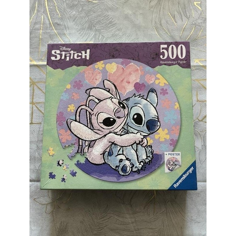 Puzzle rond Stitch 500 pièces 