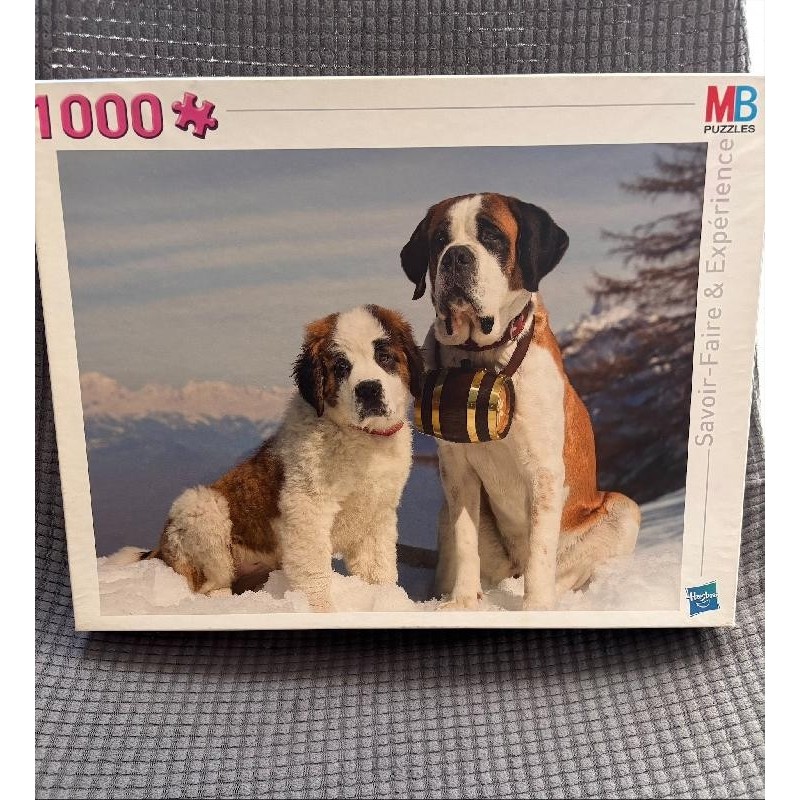 Puzzle chiens de montagne 1000 pièces