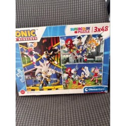 Puzzle Sonic 3x48 CLEMENTONI