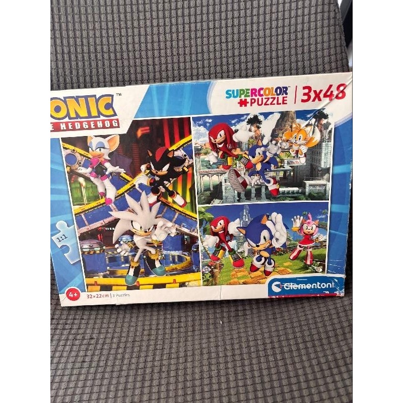 Puzzle Sonic 3x48 CLEMENTONI