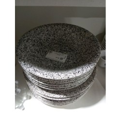 6 assiettes plates et 6...