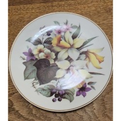 Assiette jonquilles 