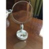 Miroir pied porcelaine 1970 double face 