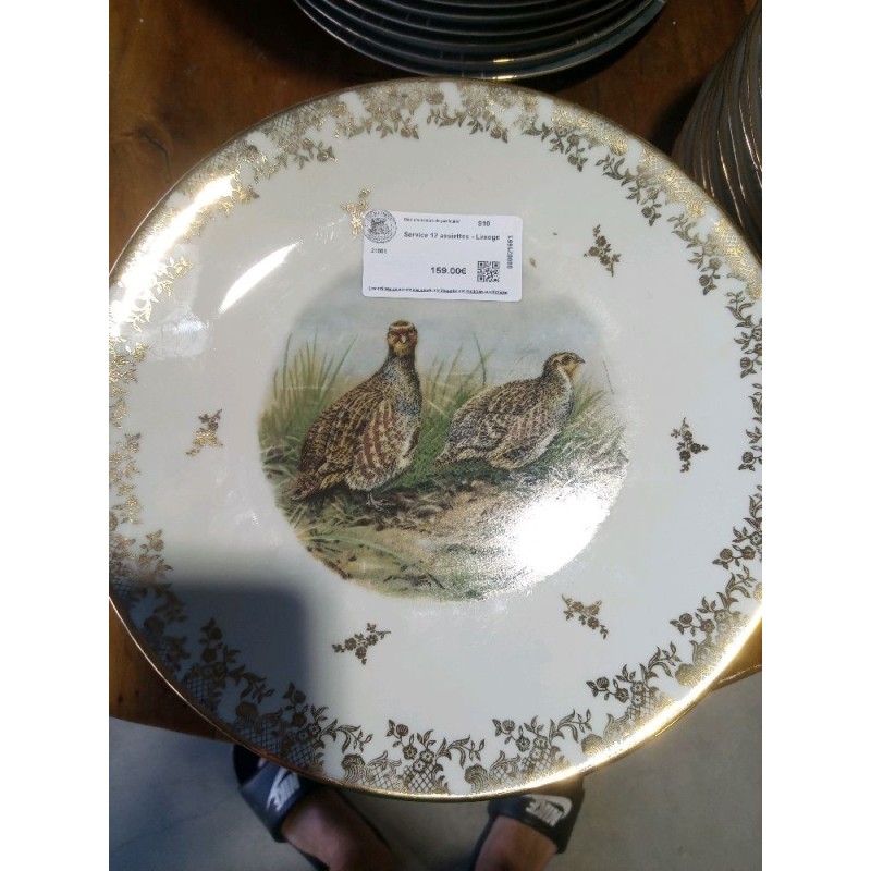 Service 12 assiettes - Limoge