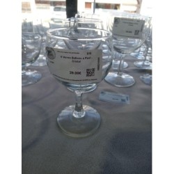 6 Verres Ballons à Pied -...